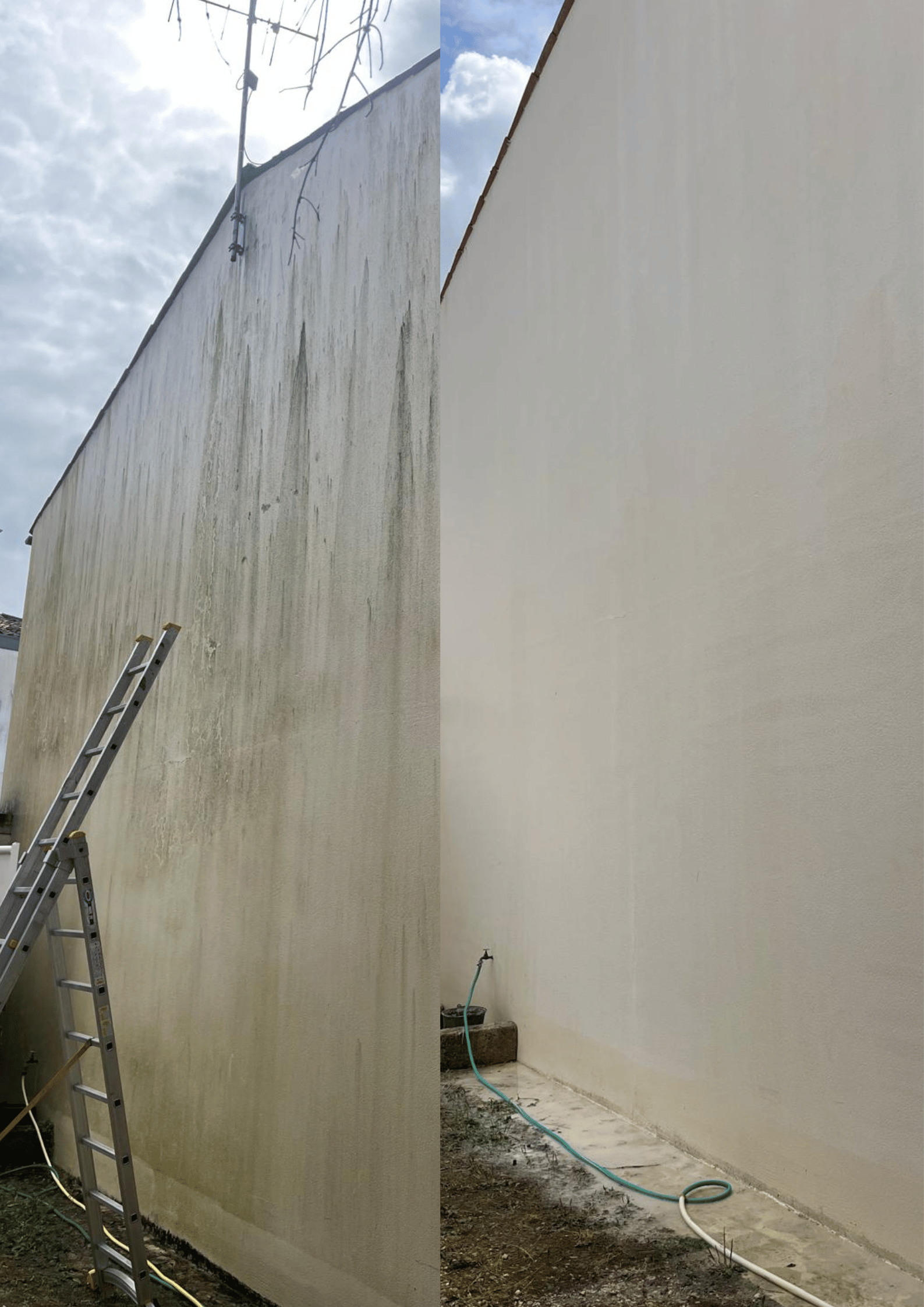 nettoyage facade a saintes dans le 17 en Charente maritime